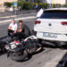 Maltepe'de hafif ticari araçla motosiklet çarpıştı: 1 yaralı