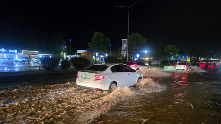 Ordu'da sağanak yağış; ulaşımı aksattı
