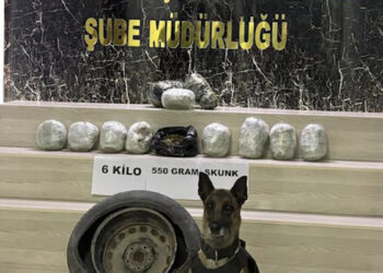 Araç stepnesinde 6,5 kilo uyuşturucu ele geçirildi: 2 tutuklama