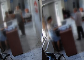 Aile Sağlığı Merkezi'nde fazla beklediğini öne süren kişi, masalara vurup etrafı dağıttı