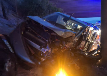 Hafif ticari araç yol kenarına savruldu: 1 ölü, 3 yaralı
