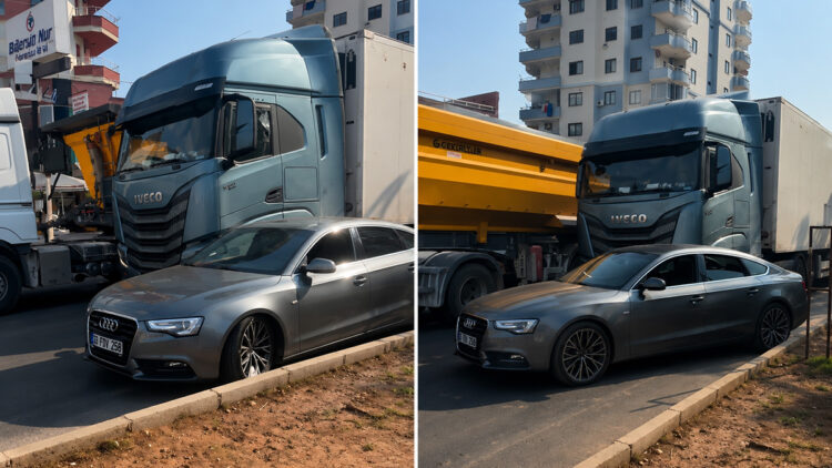 Trafikte tartıştığı TIR şoförüne taşla saldıran sürücüye 180 bin lira ceza