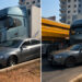 Trafikte tartıştığı TIR şoförüne taşla saldıran sürücüye 180 bin lira ceza