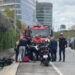 Ataşehir’de motosiklet aydınlatma direğine çarptı: 1 ağır yaralı