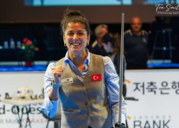 Güzin Müjde Karakaşlı tarih yazdı: 3 Bant Bilardo’da dünya şampiyonu oldu