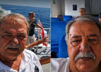 Girne açıklarında batan geminin su aldığı anları görüntüleyen yolcu: "Çalıştırılmaması gerekiyor"