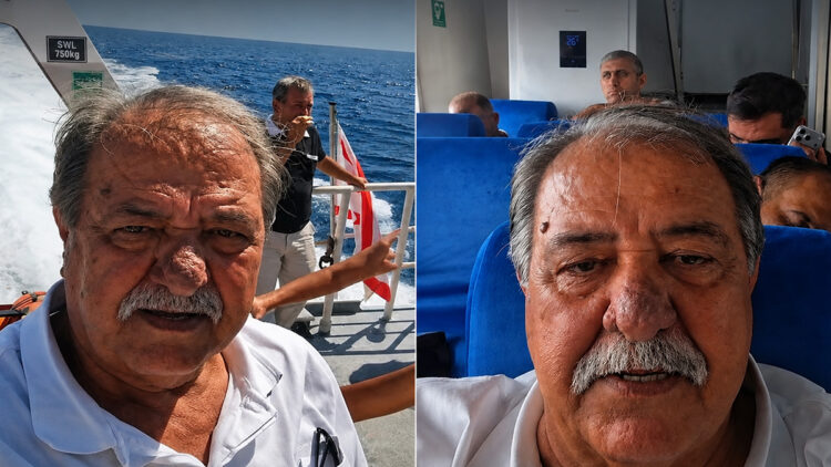 Girne açıklarında batan geminin su aldığı anları görüntüleyen yolcu: "Çalıştırılmaması gerekiyor"