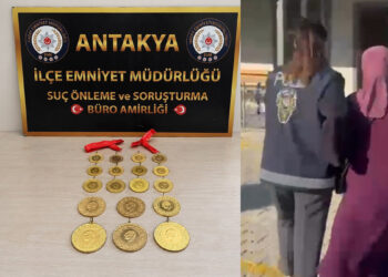 Yola düşen 500 bin liralık altın kesesini aldı: Güvenlik kamerasından yakalandı