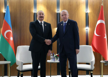 Cumhurbaşkanı Erdoğan, Azerbaycan Cumhurbaşkanı Aliyev ile görüştü