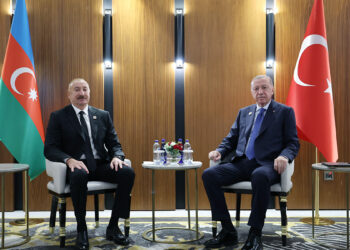Cumhurbaşkanı Erdoğan, Azerbaycan Cumhurbaşkanı Aliyev ile görüştü
