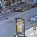 Beton dubaya çarpan motosikletin sürücüsü yaralandı: Kaza anı kameralara yansıdı