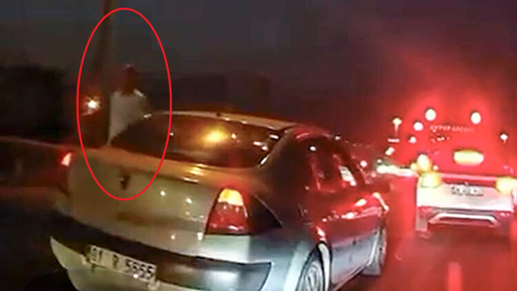 Trafikte 'başkomiser' olduğunu söyledi, market çalışanı çıktı