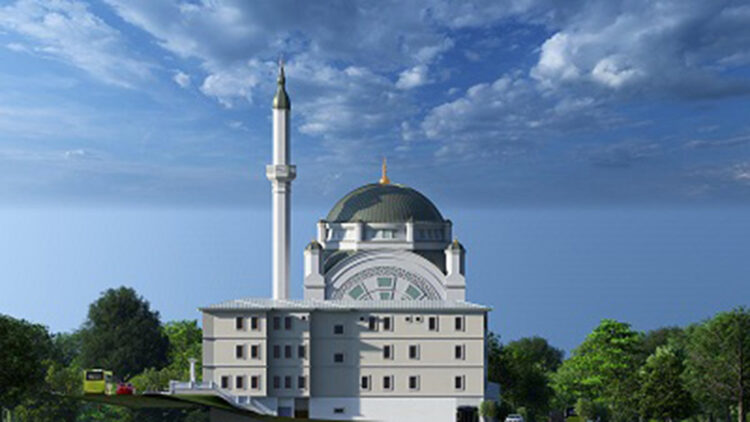Kağıthane’de Nurtepe Merkez Camii’nin temeli atıldı: 600-800 kişilik kapasitesi var