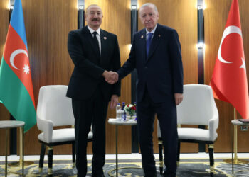 Cumhurbaşkanı Erdoğan, Azerbaycan Cumhurbaşkanı Aliyev ile görüştü