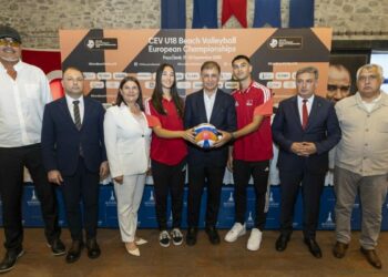 İzmir'de CEV U18 Avrupa Plaj Voleybolu Şampiyonası'na geri sayım