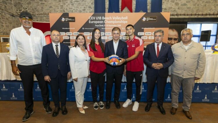 İzmir'de CEV U18 Avrupa Plaj Voleybolu Şampiyonası'na geri sayım