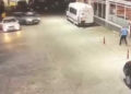 Edirne'de tartıştığı 2 kişiye otomobiliyle çarptı; o anlar kamerada