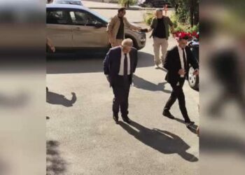 Alihan Kuriş suç örgütü soruşturması kapsamında, eski Bakan Şahin ifade vermek için Ankara Adliyesi'ne geldi