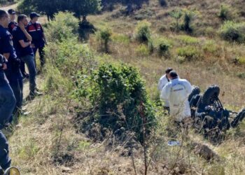 Şarampole devrilen ATV'nin sürücüsü öldü