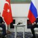 Cumhurbaşkanı Erdoğan, Rusya Devlet Başkanı Putin ile bir araya geldi