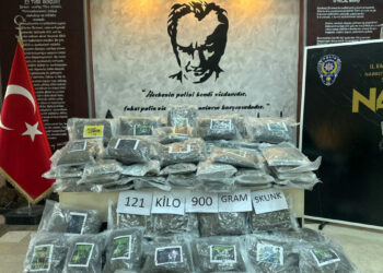 Hamzabeyli’de TIR’da 121 kilo 900 gram skunk ele geçirildi
