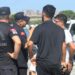 Silivri açıklarında battığı değerlendirilen gemide yakınları olanlar limana geldi