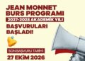 AB Başkanlığı: Jean Monnet Bursu başvuruları başladı