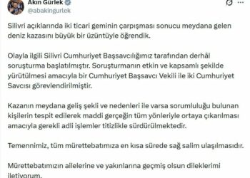 Bakan Gürlek: Silivri'deki gemi kazasıyla ilgili soruşturma başlatıldı