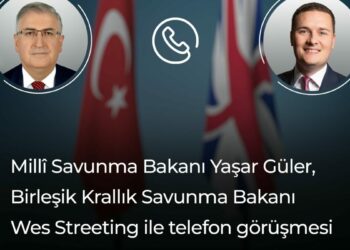 Bakanı Güler, İngiliz mevkidaşı Streeting ile görüştü