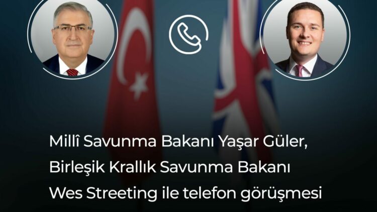 Bakanı Güler, İngiliz mevkidaşı Streeting ile görüştü