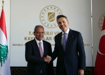 Bakan Bayraktar, Lübnanlı mevkidaşı Saadi ile bir araya geldi