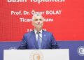 Bakan Bolat: Yıllıklandırılmış ihracatımız Cumhuriyet tarihimizin en yükseği oldu