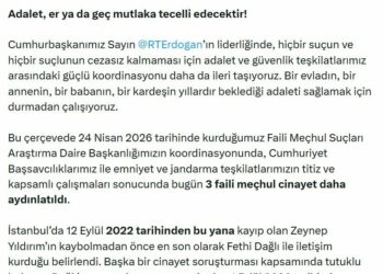 Bakan Gürlek: 3 faili meçhul cinayet daha aydınlatıldı