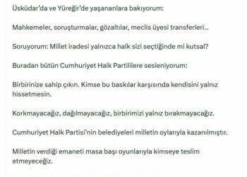 Kılıçdaroğlu: Milletin verdiği emaneti masa başı oyunlarıyla kimseye teslim etmeyeceğiz