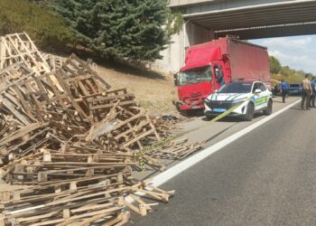 Kamyon arızalandığı için emniyet şeridine çekilen kamyonete çarptı; 1 ölü, 1 ağır yaralı