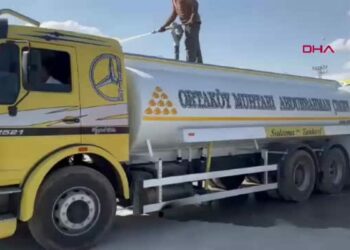 Mardin’de imalathaneye sıçrayan yangın söndürüldü