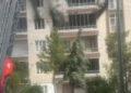 Apartmandaki yangında 3 çocuk, 6 kişi dumandan etkilendi