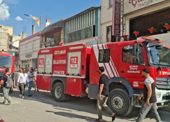 Adıyaman’da pastanede çıkan yangın söndürüldü