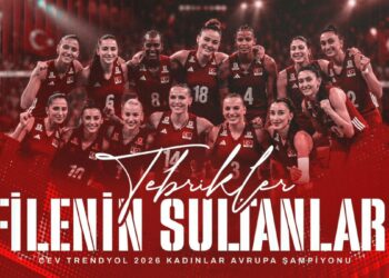 Emine Erdoğan'dan Avrupa Şampiyonu olan A Milli Kadın Voleybol Takımı'na tebrik