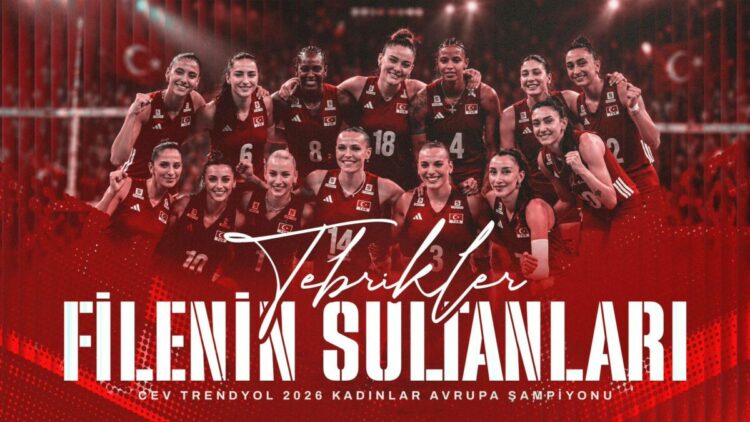 Emine Erdoğan'dan Avrupa Şampiyonu olan A Milli Kadın Voleybol Takımı'na tebrik