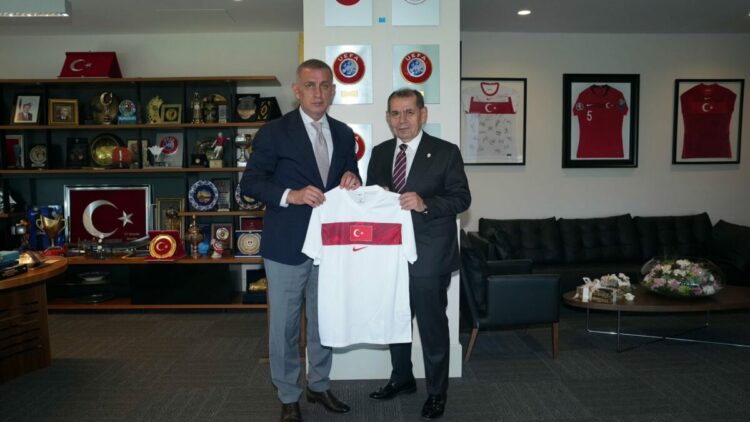 Dursun Özbek'ten, TFF Başkanı Hacıosmanoğlu'na ziyaret