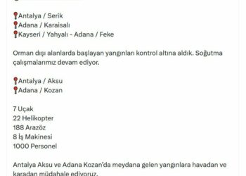 OGM: 4 orman yangını kontrol altına alındı