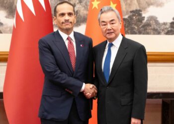 Katar Başbakanı Al Sani, Çinli mevkidaşı Wang ile görüştü