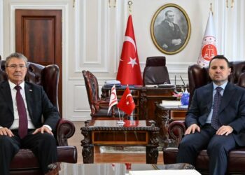 Bakanlar Gürlek ve Güler, KKTC Başbakanı Üstel ile bir araya geldi