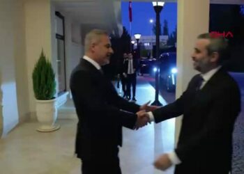 Bakan Fidan, Suriyeli mevkidaşı Şeybani'yi kabul etti