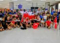 Dünya üçüncüsü cimnastikçiler İzmir'de
