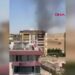 Midyat’ta 8 katlı apartmanda yangın
