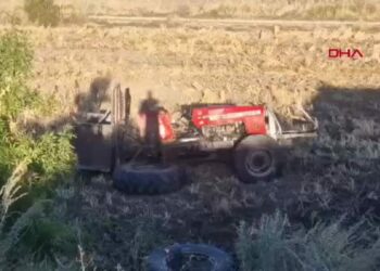 Çorum’da minibüs ile traktör çarpıştı: 1 ölü, 1 yaralı