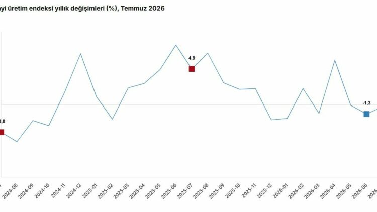 TÜİK: Sanayi üretimi yıllık yüzde 0,3 azaldı