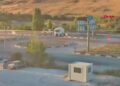Tanker ile kamyonun çarpıştığı kaza kamerada